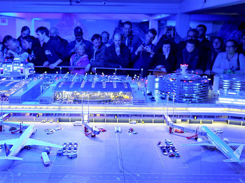 Aeroporto em miniatura na Alemanha
