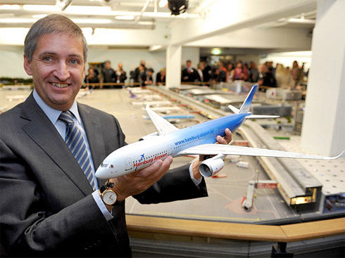 Aeroporto em miniatura na Alemanha
