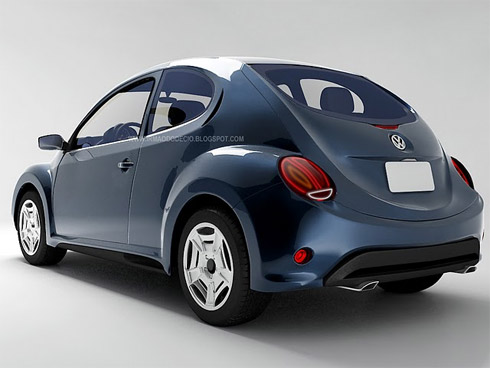 Fusca em releitura de design