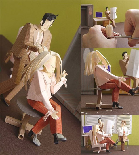 Miniaturas incríveis feitas de papel