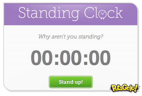 Standing Clock: Site calcula o tempo que você fica sentado