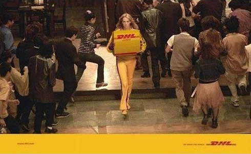 Propagandas criativas com filmes