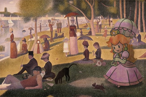 Personagens de video games em pinturas clássicas