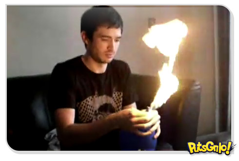 FAIL: Brincando com balão de fogo