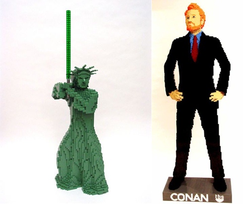 esculturas lego Nathan Sawaya