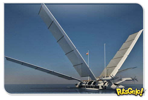 Design: Barco conceito voador