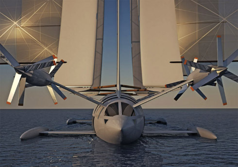 Design: Barco conceito voador