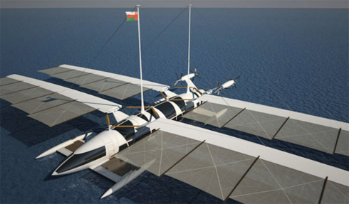 Design: Barco conceito voador