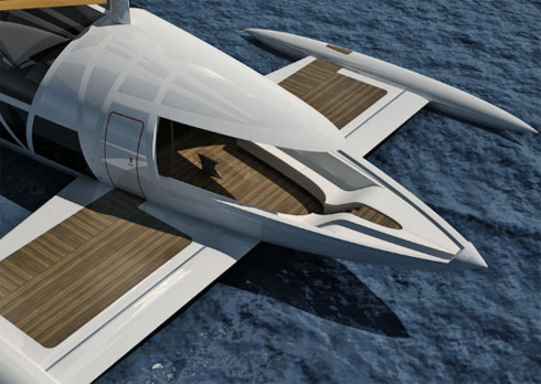 Design: Barco conceito voador