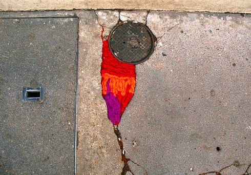 guerrilla knitting Juliana Santa Cruz Herrera