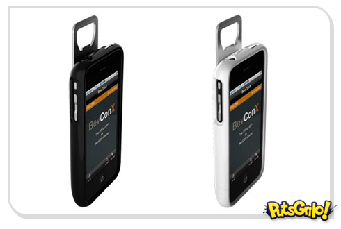 Case para iPhone também é abridor de garrafas