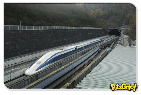 Trem-bala japonês Maglev a 500 km/h