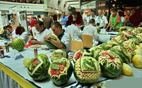 Esculturas de Melancias
