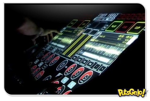 Microsoft lança mesa de DJ touchscreen para Windows 7