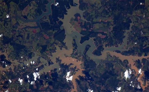 Fotos de paisagens da Terra vistas do espaço