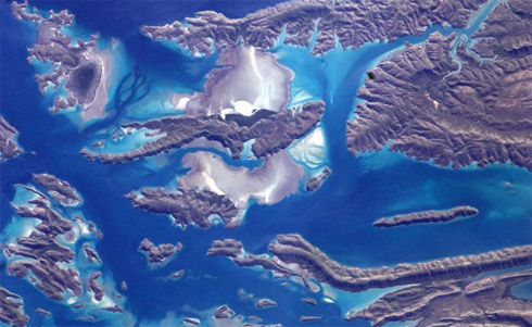 Fotos de paisagens da Terra vistas do espaço