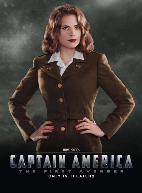 Filme Capitão América: Cartazes com os personagens