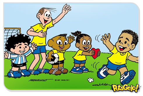 Ronaldo Fenômeno na Turma da Mônica