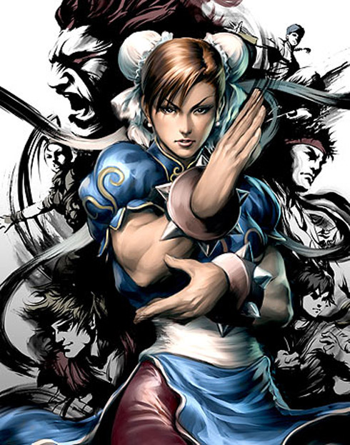 Personagens de Street Fighter em ilustrações de Stanley Lau