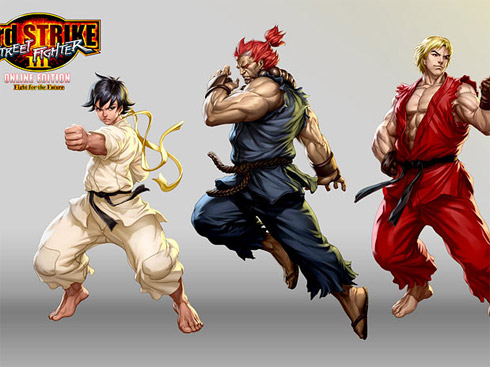 Personagens de Street Fighter em ilustrações de Stanley Lau