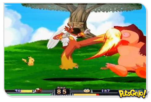 Jogo Pokémon estilo Street Fighter