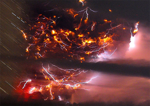 Erupção do vulcão Puyehue nos Andes: Fotos incríveis Erupção do vulcão Puyehue nos Andes: Fotos incríveis