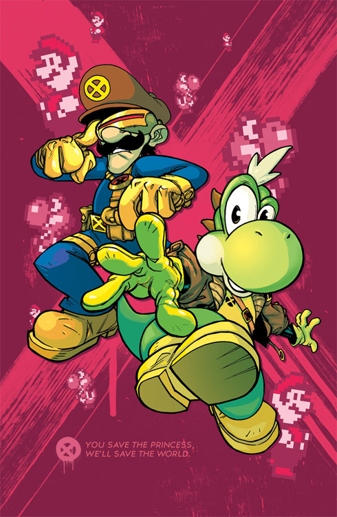 Personagens da Nintendo como X-Men