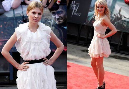 Clemence Posey e Evanna Lynch, Fleur Delacour e Luna Lovegood