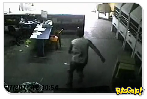 Assalto epic fail com reação de vítima