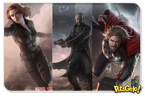 Filme Os Vingadores divulga posters dos heróis