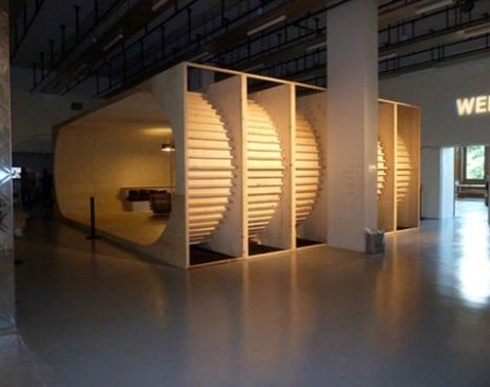 casa em forma de pista de skate