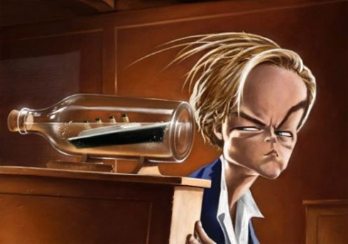 Celebridades em curiosas caricaturas