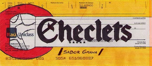 Arte e Desenhos em Cheques