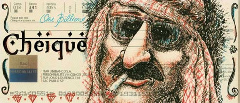 Arte e Desenhos em Cheques