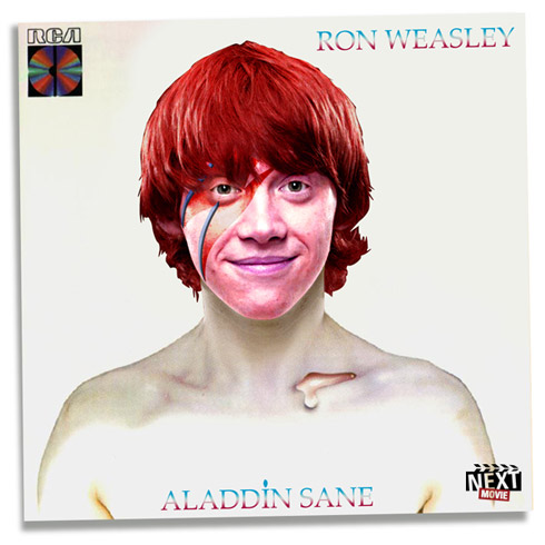 Capas de discos clássicos de rock em versões Harry Potter