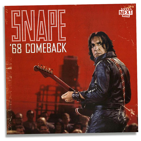 Capas de discos clássicos de rock em versões Harry Potter