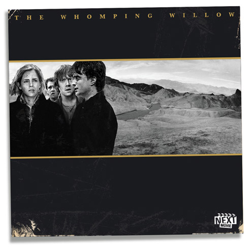Capas de discos clássicos de rock em versões Harry Potter