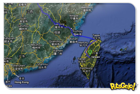 Google Maps troll: Como ir da China à Taiwan