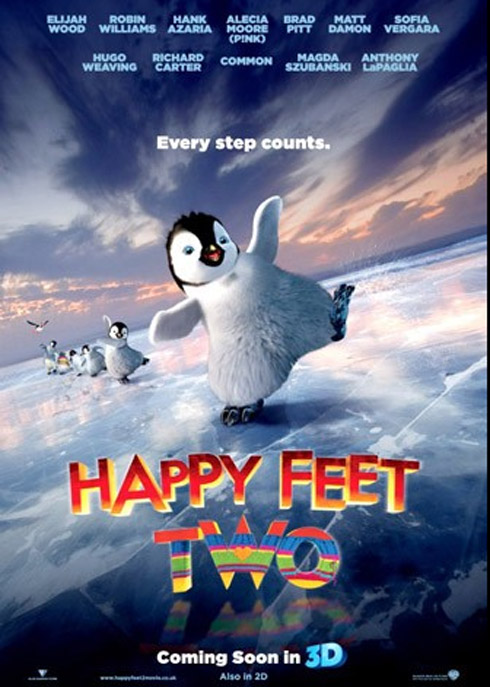 Animação Happy Feet 2 com poster