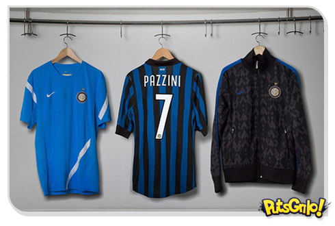Inter de Milão mostra camisa da temporada 2011-2012
