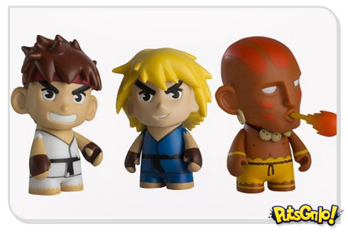 Toy art dos personagens de Street Fighter