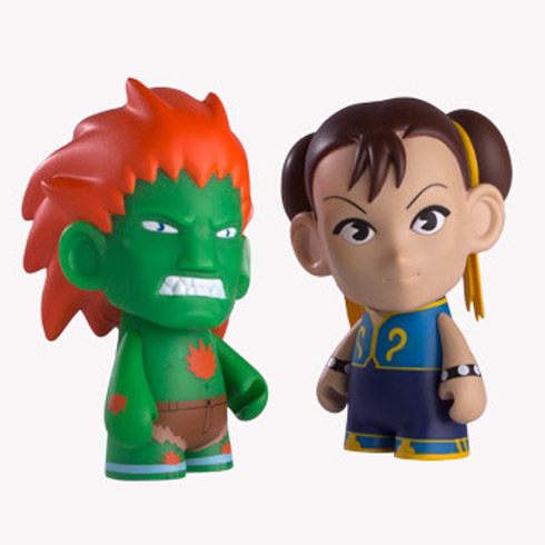 Toy art dos personagens de Street Fighter