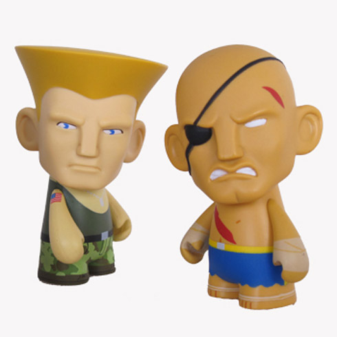 Toy art dos personagens de Street Fighter