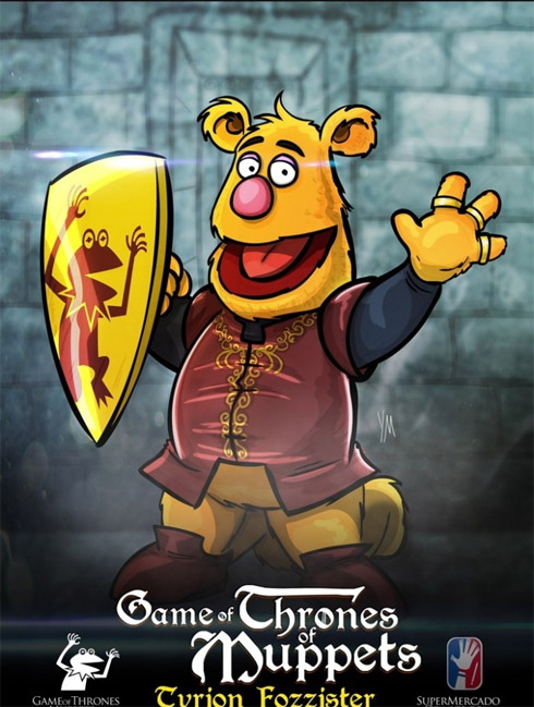 Os Muppets como personagens da série Game of Thrones