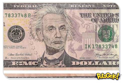 Artista americano faz desenhos de famoso em notas de dólar