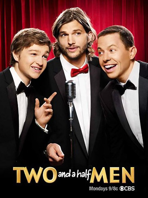 Série Two and a Half Men divulga poster com Ashton Kutcher Série Two and a Half Men divulga poster com Ashton Kutcher