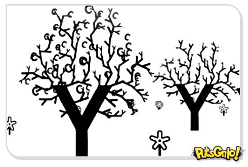 Animação feita somente com caracteres fala sobre poluição