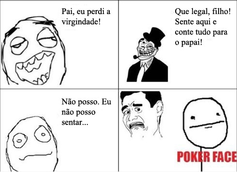 Tirinha: Evitando certos assuntos com os pais