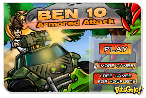 Jogo online: Ben 10 Armored Attack