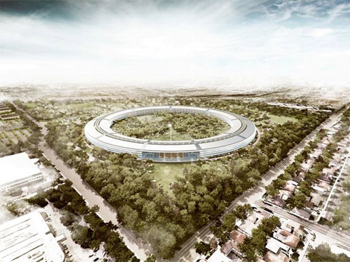 Apple divulga fotos de sua incrível nova sede